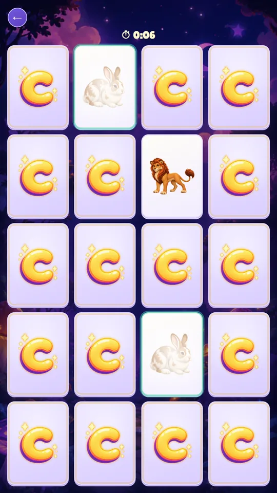 The Memory minigame